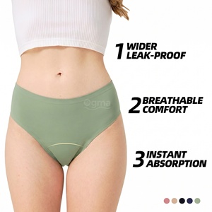 Mutandine Mestruali da Donna a Vita Alta 4 Strati, Anti-perdita e Senza Cuciture Elevata Assorbenza (70 ml) Ideali per l'Estate - Product Image 5