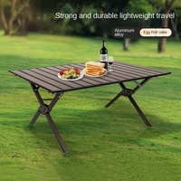 Ensemble table et chaises pliantes modernes et portables pour l'extérieur Mobilier d'extérieur pliable en alliage d'aluminium et métallique pour le camping de 1 à 2 personnes