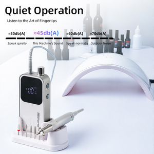 Nouvel ensemble de ponceuse à ongles rechargeable 2026 avec ventilateur sans balais, aspirateur à ongles, perceuse électrique portable haute vitesse pour salon - Product Image 4