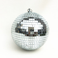 Vente en gros 10cm 20cm 30cm 40cm 50cm 60cm 80cm 100cm Argent Noir Géant Boule Disco Décor NP9064