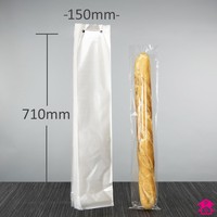 Sac de stockage des aliments de guichet en plastique transparent de haute qualité imprimé personnalisé sacs de guichet perforé transparent en plastique PP PE