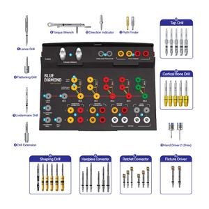 Kit d'implantation dentaire chirurgicale Megagen Blue Diamond, version standard, kit chirurgical Blue Diamond original, équipement dentaire - Product Image 2