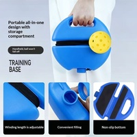 Entraîneur de pickleball solo avec cordon élastique à 40 trous, outil de pratique de rebond portable pour l'auto-apprentissage, équipement de pickleball
