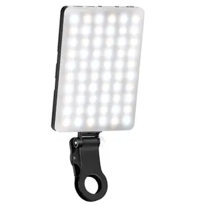 Großhandel OEM LED wiederauf ladbare Selfie Füll licht mit Halte clip für Video konferenz licht für Telefon Laptop Zoom Meeting