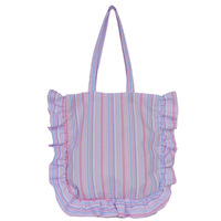 Sac à bandoulière à carreaux en dentelle à volants, style coréen, mignon et frais, pour étudiantes, sac à main de shopping à carreaux avec bord à volants, vente en gros