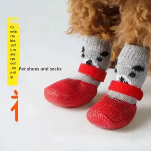 Chaussures antidérapantes et imperméables pour chiens de petite, moyenne et grande taille, protège-pattes pour chats - Product Image 2