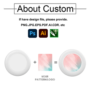Fábrica Logotipo Personalizado Treinamento Plástico Disco Voador Personalizado Impresso Padrões Verão Praia Esportes Outdoor Camping Jogos