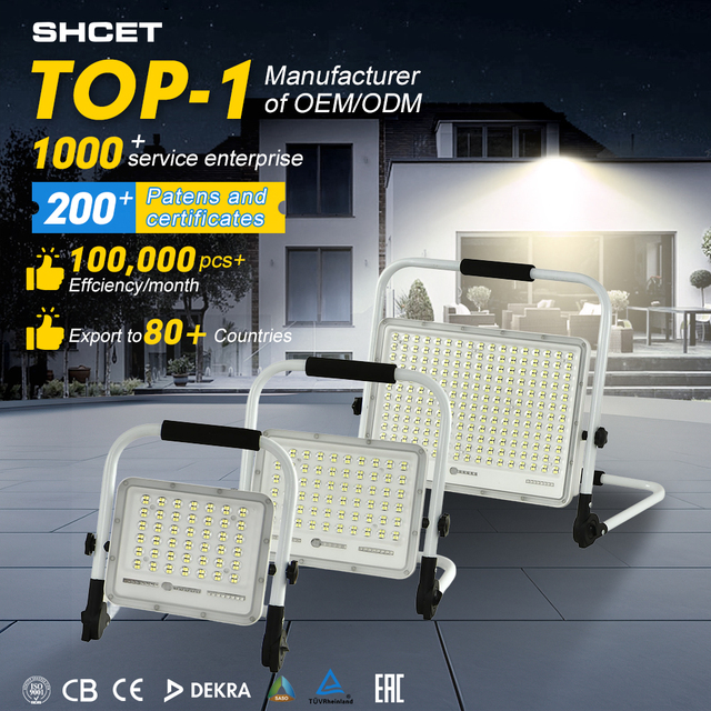 Factory Direct High Quality Led Flood Light Ip66 Waterproof Rechargeable Flood Light 100W~400W Led Flood Light Price