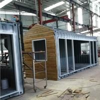 Maison préfabriquée mobile avec construction en acier respirant pour utilisation en supermarché
