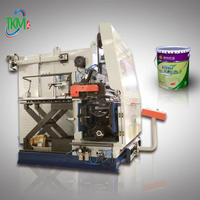 Machine de soudage automatique industrielle pour tôles métalliques, contrôlée par PLC, pour la production de seaux à peinture et de conteneurs en fer blanc