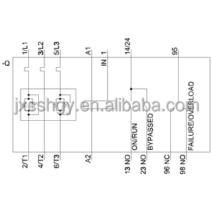 3RW4047-1BB04 SIRIUS soft S3 106 A 55 กิโลวัตต์/400 โวลต์ 40 .C 200-480 โวลต์ AC 24 โวลต์ ขั้วต่อแบบสกรู 3RW4047-1BBO4 - Product Image 1