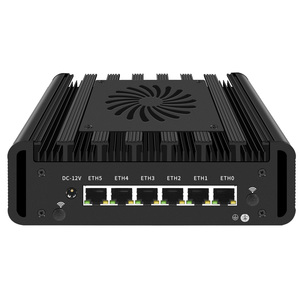 BKHD En Stock Pas de quantité minimale de commande OEM Mini <span class=keywords><strong>PC</strong></span> Personnalisé Intel ultra7 165H Ultra-H CPU 12 Cores <span class=keywords><strong>6</strong></span> * RJ45 GPU NUP Ai Boost Proxmox PVE 4G <span class=keywords><strong>WIFI</strong></span> 7 - Product Image 1