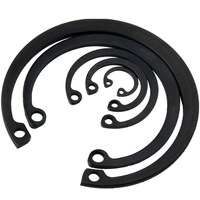 Circlip en acier noir Din 472 du fabricant Rondelles de blocage internes Anneau de retenue de type normal pour alésages Circlip haute résistance 65Mn