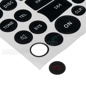 Pegatina de Reparación de Botones de Radio de Estilo Moderno para Mercedes-Benz Clase C, E, GLK, W, 2007-2014, Decoración Interior de Automóviles - Product Image 5