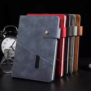 Wholesale Promotional Luxury Gifts Items Notebook Gift Set Business Office Brown Faux Leather Magnetic <b>Diary</b> <b>A5</b> Journal - Product Image 3