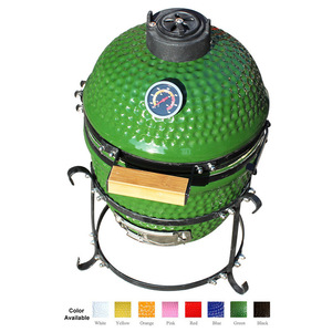 Parrilla Portátil de Carbón BG08 de 13 Pulgadas, Ahumador Negro para Exteriores, <span class=keywords><strong>Asador</strong></span> para Acampar, Jardín, Patio y Barbacoa - Product Image 2