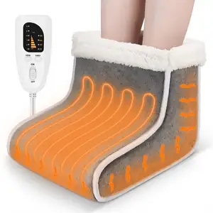 2022 NEW Arrival Soft, Heated Feet Warmer Hot Selling Factory Price Remote Control Foot Massage with Washable Lining/