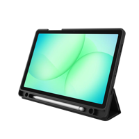 Étui en cuir pour tablette Samsung Galaxy Tab A11+, housse de protection avec support rabattable pour Galaxy Tab A11 Plus