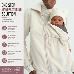 Chaqueta de Forro Polar para Maternidad, Antes y Después del Parto, Abrigo <span class=keywords><strong>Parka</strong></span> para Mujer, Chaqueta de Invierno de Lujo para Lactancia, 100% Poliéster - Product Image 1