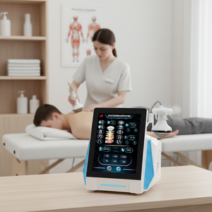Nouvelle machine de physiothérapie à ondes de choc focalisées piézoélectriques à 7 têtes à impulsions puissantes 2026 pour le soulagement de la douleur et le massage musculaire - Product Image 5