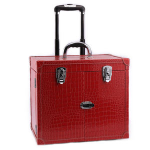 Valise de maquillage professionnelle en aluminium portable à roulettes de luxe pour <span class=keywords><strong>studio</strong></span> - Product Image 2