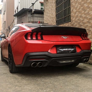 LARIDAS AC Style Wet Carbon Ducktail <strong>Rear</strong> <strong>Spoiler</strong> for Ford Mustang Dark Horse S650 GT with 2-Year Warranty High Fit - Product Image 4