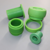 Bague carrée en nylon PA6 moulée directement en usine, usinée CNC, personnalisée, résistante à l'usure, pour machines industrielles de centrales électriques de précision