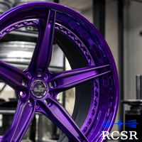 Jantes forgées RCSR Beadlock personnalisées de 18, 19 et 20 pouces pour Maserati Ghibli, Grecale, Levante, GT, MC20, GranCabrio, Spyker C8, Ferrari