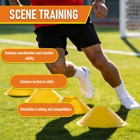 Disques de marquage ronds pour entraînement intérieur/extérieur, exercices d'agilité, cours de coaching, équipes et jeunes