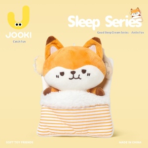 Peluche Renard Paresseux Douillette et Amusante pour un Sommeil Paisible, avec Coussin Confortable, en Polyester et Rembourrage Coton PP, pour Usage Unisexe - Product Image 2