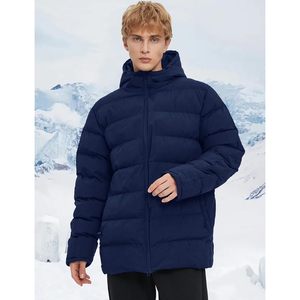 FOXA Mens Hooded Puffer <b>Jacket</b> Insulated Winter Waterproof Warm Coat Zipper Down Quilted <b>Jackets</b> - Product Image 2