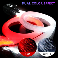 Kit de plafonnier étoilé 20W à double effet scintillant pour voiture, avec contrôle RGB par application musicale, pour un ciel étoilé