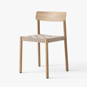 Sillas de Comedor Apilables Estilo Nórdico Purelyfeel, Silla de Madera Maciza Simple para el Hogar, Silla de Ocio con Correa Tejida, Modelo <span class=keywords><strong>Betty</strong></span> - Product Image 6