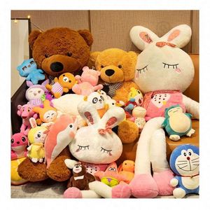 ตุ๊กตาไดโนเสาร์และเสือลายทางสุดน่ารัก คุณภาพสูง นุ่มพิเศษ ออกแบบเองได้ ของขวัญวันเกิดสำหรับเด็ก บรรจุใยฝ้าย PP - Product Image 1