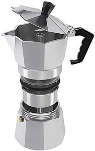 Cafetière Moka Classique en Aluminium pour Plaque de Cuisson avec Couvercle et Isolation Thermique 0-6 Heures de la Marque Tendance - Product Image 2