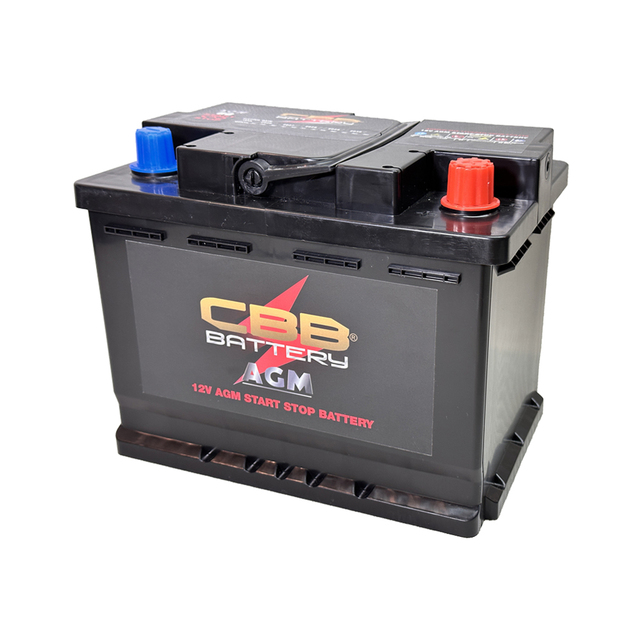 12V 60AH Start-stop AGM Car Battery 615CCA for Trucks Auto Batteries CBB AGM-105 13-Month Warranty Factory Direct Sale
