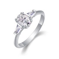 Elegante Anillo de Diamantes Cultivados en Laboratorio con Tres Piedras Ovaladas D VVS1, Plata de Ley 925, Chapado en Oro, Alto Pulido, Joyería de Aniversario para Mujer, IGI