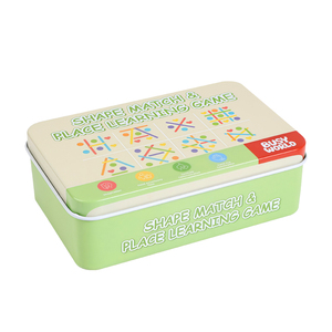 Nuovi Arrivi: Gioco Puzzle in Legno <span class=keywords><strong>con</strong></span> Fiammiferi, Set in Scatola di Latta per Allenamento Logico e Pensiero Geometrico per Bambini - Product Image 1