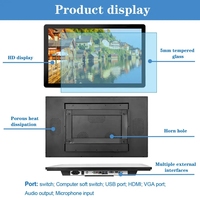 Écran publicitaire LCD Android tactile 4K en métal avec revêtement anti-reflet pour utilisation murale intérieure