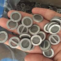 20 40 60 80 100 Mesh Extruder Screen Filter Disc Dengan Tepi Pengikat Multi-Layer Stainless Steel untuk Daur Ulang Plastik