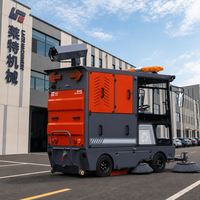 Balayeuse industrielle autoportée Laite-2300, largeur maximale 2300 mm, 48 V, 18 000 m²/h, haute efficacité, pour grands entrepôts et usines