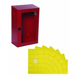 Caja de metal con placa de ventana - Product Image 1