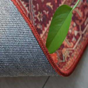 Tailles personnalisées <span class=keywords><strong>Tapis</strong></span> persans imprimés en chenille <span class=keywords><strong>de</strong></span> polyester à poils plats <span class=keywords><strong>de</strong></span> couleur rouge <span class=keywords><strong>Tapis</strong></span> <span class=keywords><strong>de</strong></span> <span class=keywords><strong>sol</strong></span> pour la maison Salon Chambre à coucher - Product Image 4