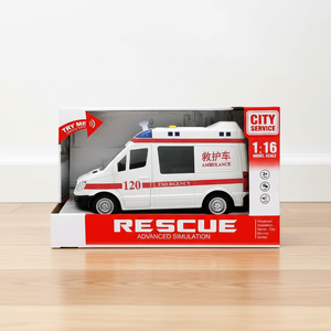 1:16 attrito <span class=keywords><strong>ambulanza</strong></span> <span class=keywords><strong>giocattolo</strong></span> con luce e musica - Product Image 3