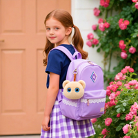 Haut-parleur Bluetooth en peluche ours créatif et moelleux, avec micro intégré, radio et lecteur de carte TF, portable sans fil 5W, en forme mignonne, pour décoration de chambre d'enfant, idéal pour un anniversaire
