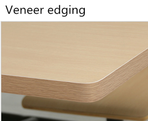 Juego de Mesa y Sillas de Comedor Moderno de 4 Plazas con Estructura de Acero Inoxidable Duradera y Acabado de Madera Natural <span class=keywords><strong>para</strong></span> <span class=keywords><strong>Muebles</strong></span> de Restaurante - Product Image 2