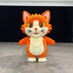 Disfraz Inflable de Gato Naranja de Dibujos Animados, Personalizado, para Promoción - Product Image 1