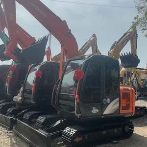 รถขุดไฮดรอลิกฮิตาชิ ZX60/ZX70 6 ตัน ของแท้จากญี่ปุ่น มือสอง พร้อมเครื่องยนต์ เกียร์ ปั๊ม และ PLC - Product Image 2