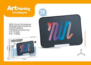 Kyk 14 inch LCD bằng văn bản máy tính bảng colouring cuốn sách trẻ em Máy Tính Bảng Học tập đồ chơi nhà viết Pad cho trẻ em - Product Image 5