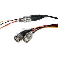 Connecteur photoélectrique à fibre optique personnalisable IP68 2F5E pour ROV, câble optique étanche pour fond marin profond, alimentation étanche PCB FPC